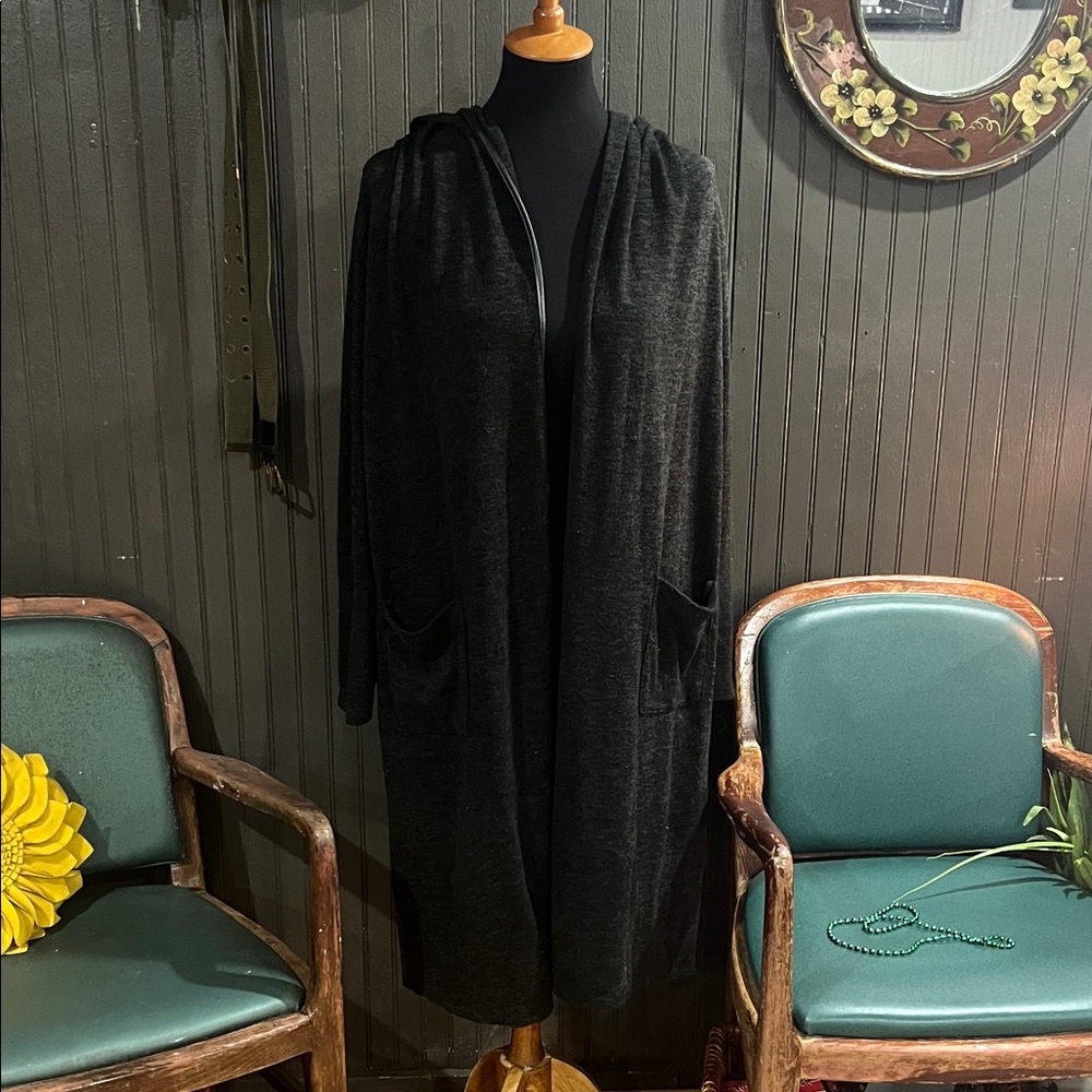 PerSeption Concept Black Knit Cardigan